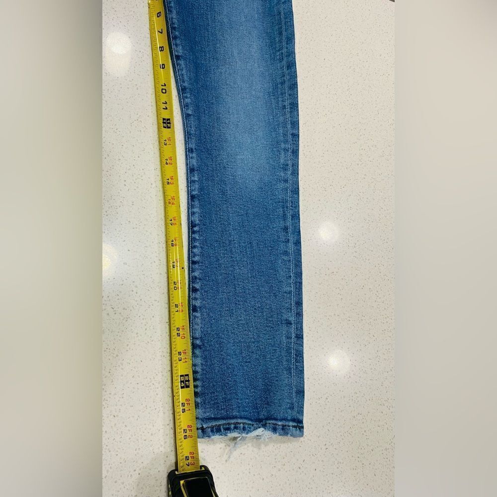 AGOLDE Toni Mid Rise Straight Skinny Stretch Jeans 25x26 EUC - Picture 10 of 10